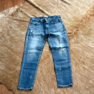 Moussy Distressed Blue Jeans for Women